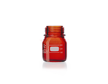 Chai thủy tinh phòng thí nghiệm DURAN GL45 100ml màu nâu (Amber) – không nắp