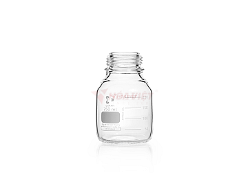 Chai Thủy Tinh Phòng Thí Nghiệm DURAN® GL45 Có Vạch Chia 250ml – Không Nắp, Không Vòng Rót
