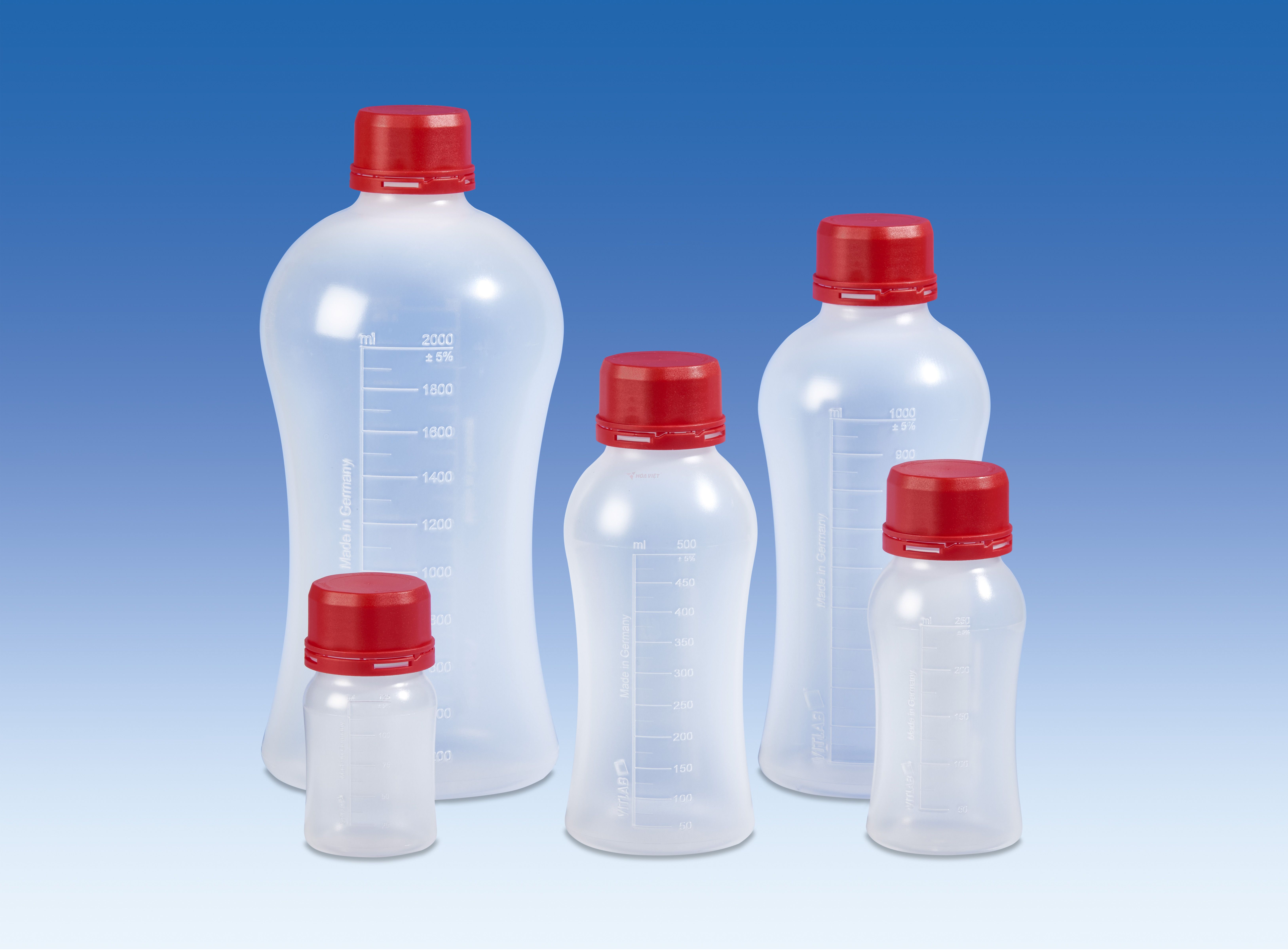 Chai nhựa PP Vitlab 1000ml VITgrip Chai nhựa PP Vitlab 1000ml VITgrip