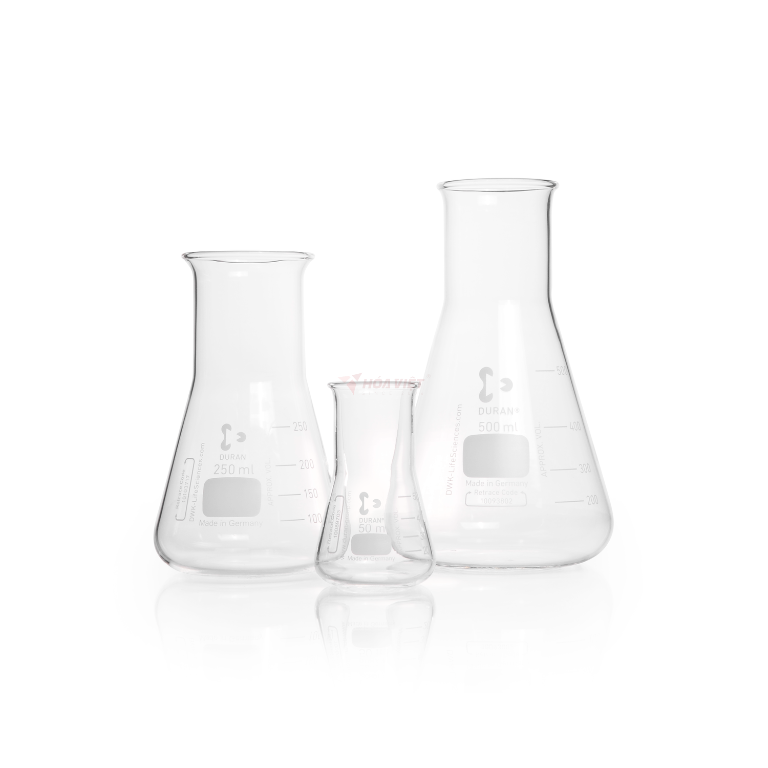 Bình tam giác DURAN® 1000 ml cổ rộng, có vạch chia – Erlenmeyer Flask Bình tam giác DURAN® 1000 ml cổ rộng, có vạch chia – Erlenmeyer Flask