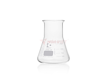Bình tam giác DURAN® 250 ml cổ rộng, có vạch chia – Erlenmeyer Flask