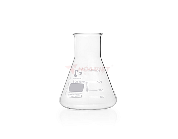 Bình tam giác DURAN® 500 ml cổ rộng, có vạch chia – Erlenmeyer Flask