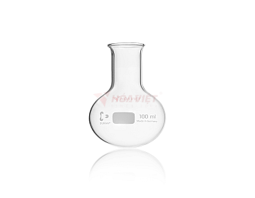 Bình cầu đáy tròn DURAN® 100 ml cổ hẹp, có vành – Round Bottom Flask