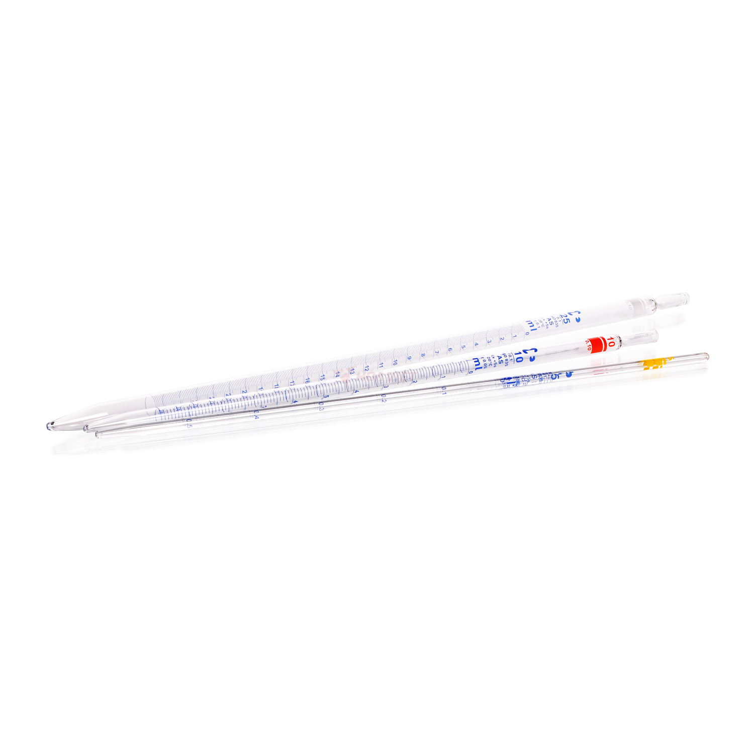 Pipet chia độ thủy tinh 50 ml Class AS, vạch xanh, Type 1, có chứng chỉ lô Pipet chia độ thủy tinh 50 ml Class AS, vạch xanh, Type 1, có chứng chỉ lô