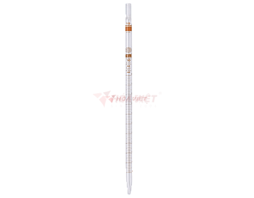 Ống hút thẳng thủy tinh Hirschmann 25ml : 0.1 class AS