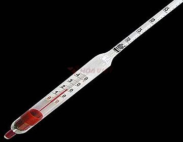 Cồn kế Alla 0 - 35: 0.5% có nhiệt kế 0+40°C
