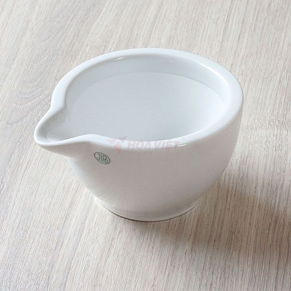 Cối sứ trơn Jipo 300ml không tráng men 829b/2 đk 103x75mm Cối sứ trơn Jipo 300ml không tráng men 829b/2 đk 103x75mm