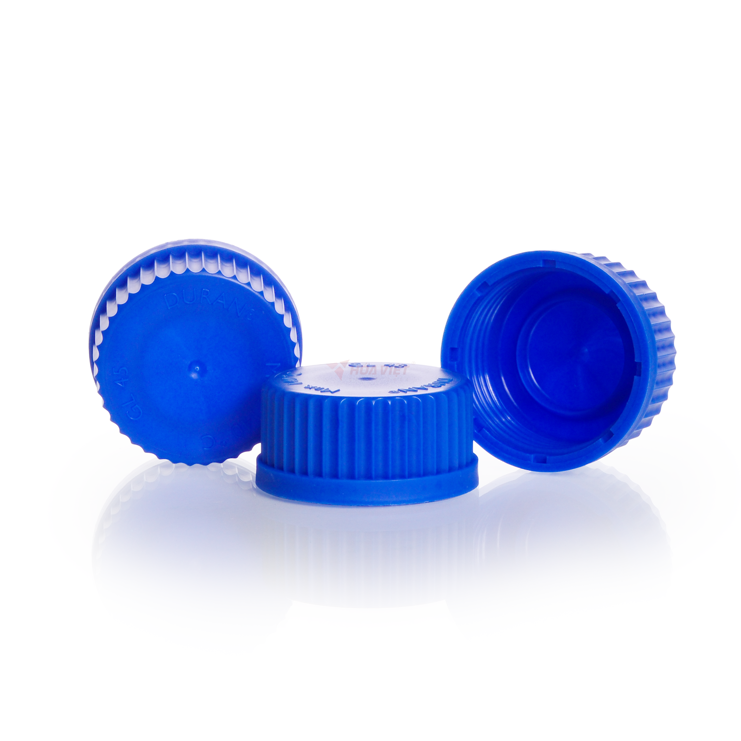 Nắp Vặn DURAN GL45 PP Xanh Có Gioăng Lip Seal Cho Chai Thủy Tinh Phòng Thí Nghiệm