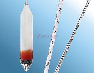 Tỷ trọng kế đo Brix Alla 0 - 10: 0.1% Tp 20°C