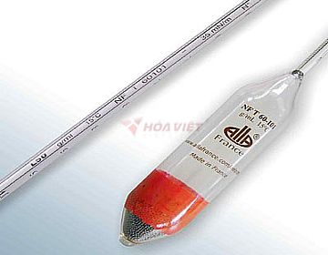 Tỷ trọng kế NF Alla T60101 L50 1.000 - 1.050: 0.001 g/ml Tp 15°C