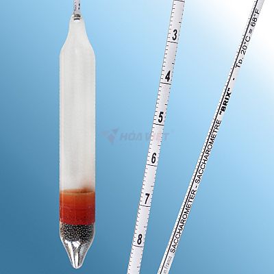 Tỷ trọng kế đo Brix Alla 1.015 - 1.040: 0.001 g/ml Tp 20°C Tỷ trọng kế đo Brix Alla 1.015 - 1.040: 0.001 g/ml Tp 20°C