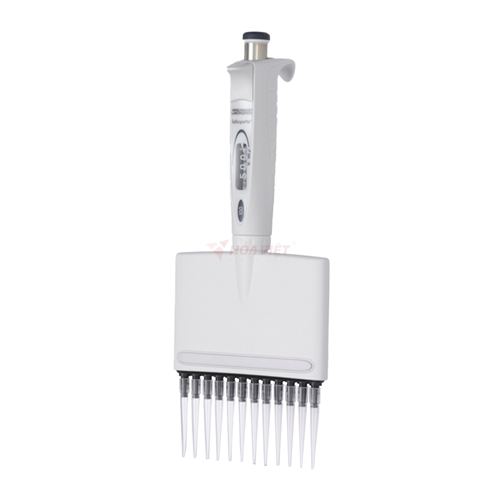Dụng cụ hút mẫu micropipette Hirschmann 0.5-10ul 12 kênh