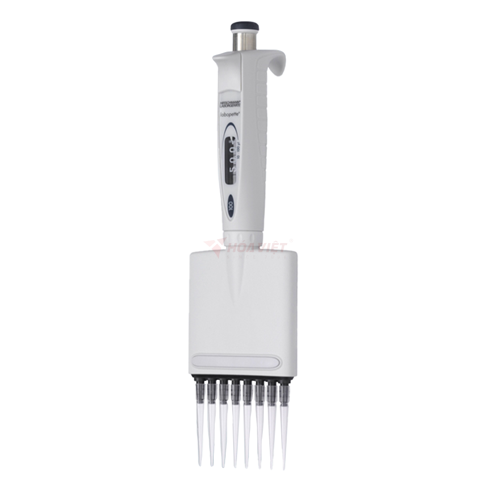 Dụng cụ hút mẫu micropipette Hirschmann 0.5-10ul 8 kênh