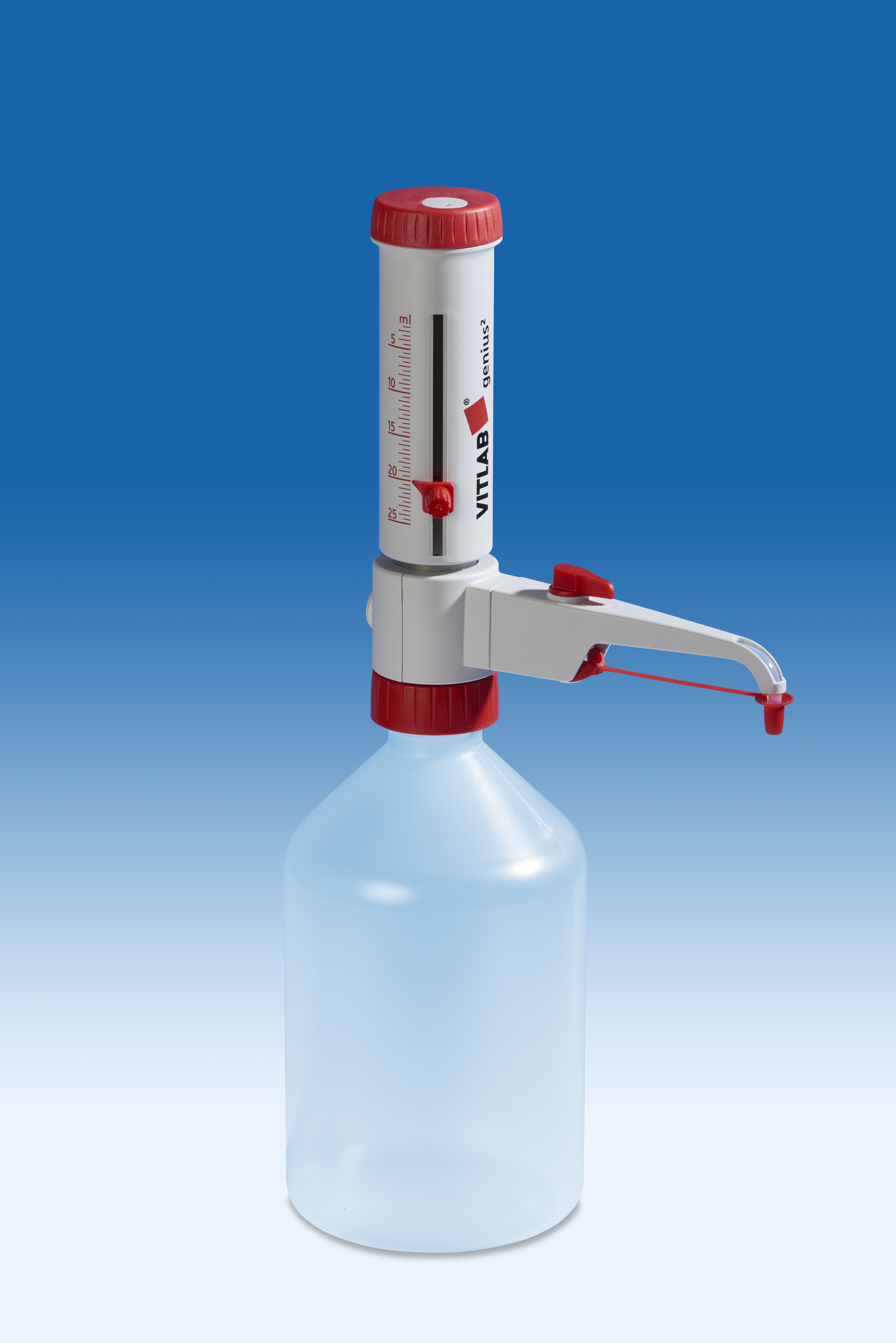 Ống định lượng Dispenser Vitlab genius² 2.5-25.0ml/ 0.5ml Ống định lượng Dispenser Vitlab genius² 2.5-25.0ml/ 0.5ml