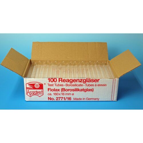 Ống nghiệm thủy tinh Assistent 10x100mm có vành
