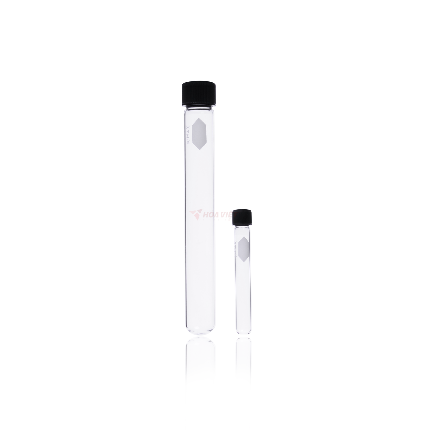 Ống nghiệm thủy tinh Kimble-DWK 13x100mm nắp vặn đen Ống nghiệm thủy tinh Kimble-DWK 13x100mm nắp vặn đen