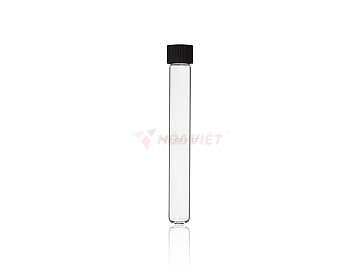 Ống nghiệm nuôi cấy dùng một lần 18 × 180 mm, nắp vặn GL18, có gioăng cao su – Disposable Culture Tube