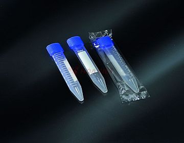 Tuýp ly tâm đáy nhọn PP Aptaca 10ml có nhãn nắp vặn 100 cái/gói