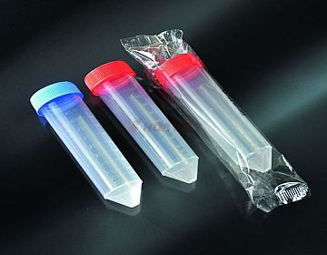 Tuýp ly tâm đáy nhọn PP Aptaca 50ml tiệt trùng nắp vặn 1 cái/gói