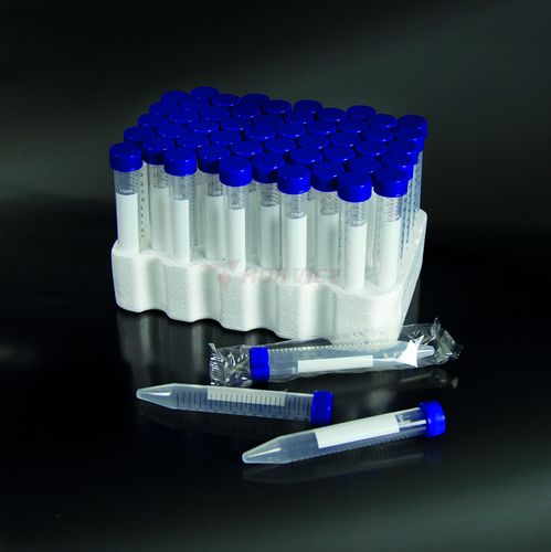 Tuýp ly tâm đáy nhọn PP Aptaca 15ml có nhãn nắp vặn 50 cái/gói Tuýp ly tâm đáy nhọn PP Aptaca 15ml có nhãn nắp vặn 50 cái/gói