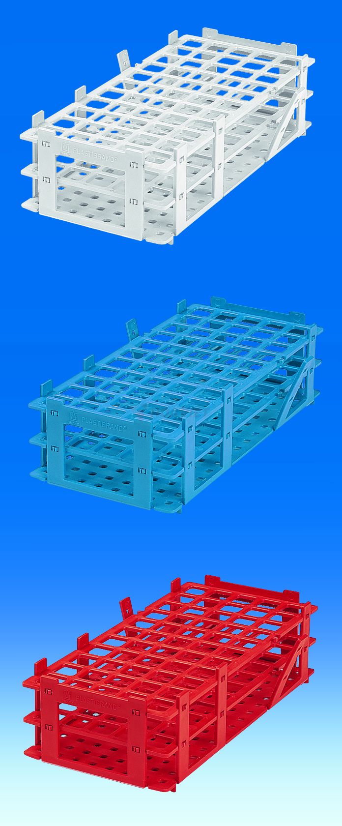 Giá đỡ ống nghiệm nhựa PP Vitlab đk 13mm 84 vị trí Giá đỡ ống nghiệm nhựa PP Vitlab đk 13mm 84 vị trí