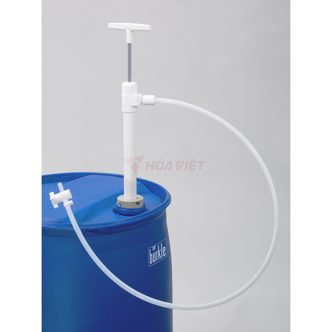 Bơm thùng Burkle PTFE Ultrapure dài 40cm có khóa Bơm thùng Burkle PTFE Ultrapure dài 40cm có khóa