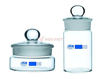Chén cân thủy tinh Assistent 50x30mm
