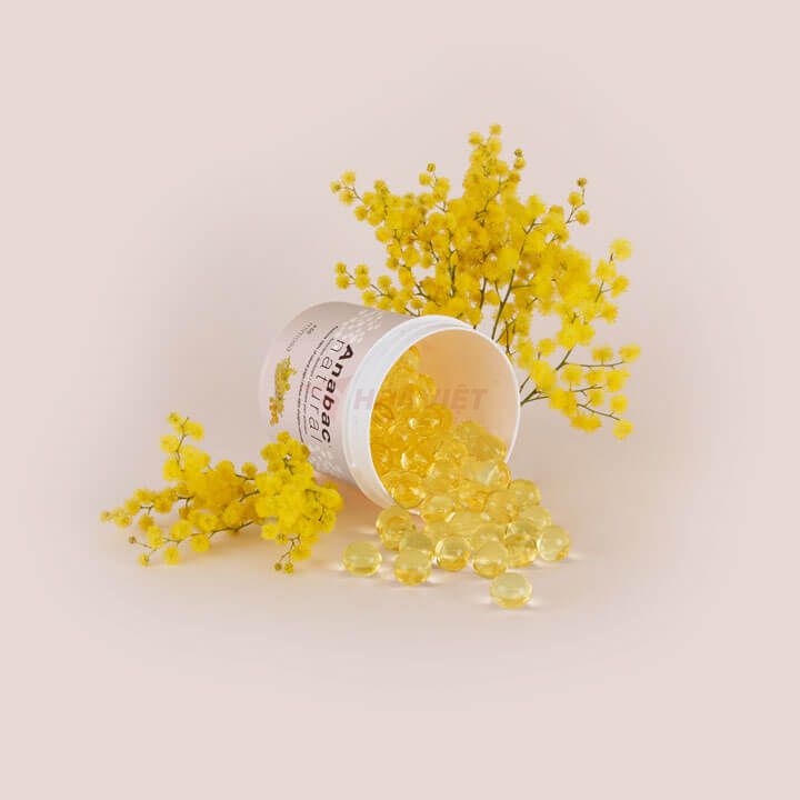 Viên khử mùi Anabac Natural Mimosa Interscience 50 viên/hộp