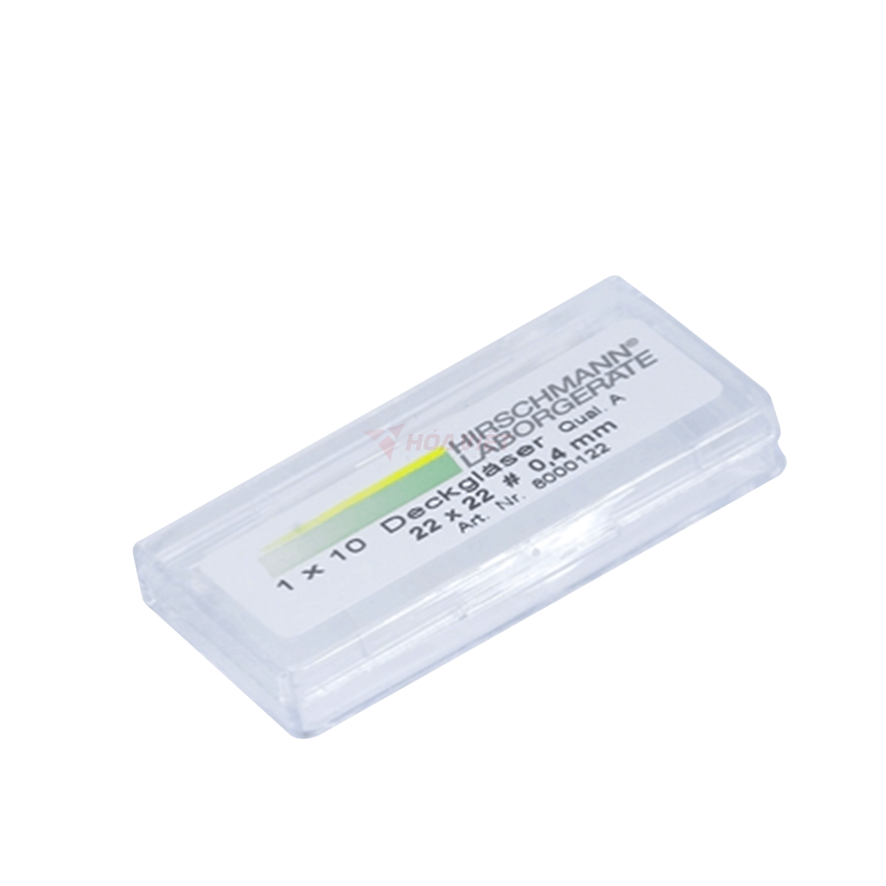 Phiến kính thủy tinh Hirschmann 15x15mm 200 cái/hộp Phiến kính thủy tinh Hirschmann 15x15mm 200 cái/hộp