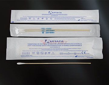 Que lấy mẫu cán gỗ Aptaca 150mm