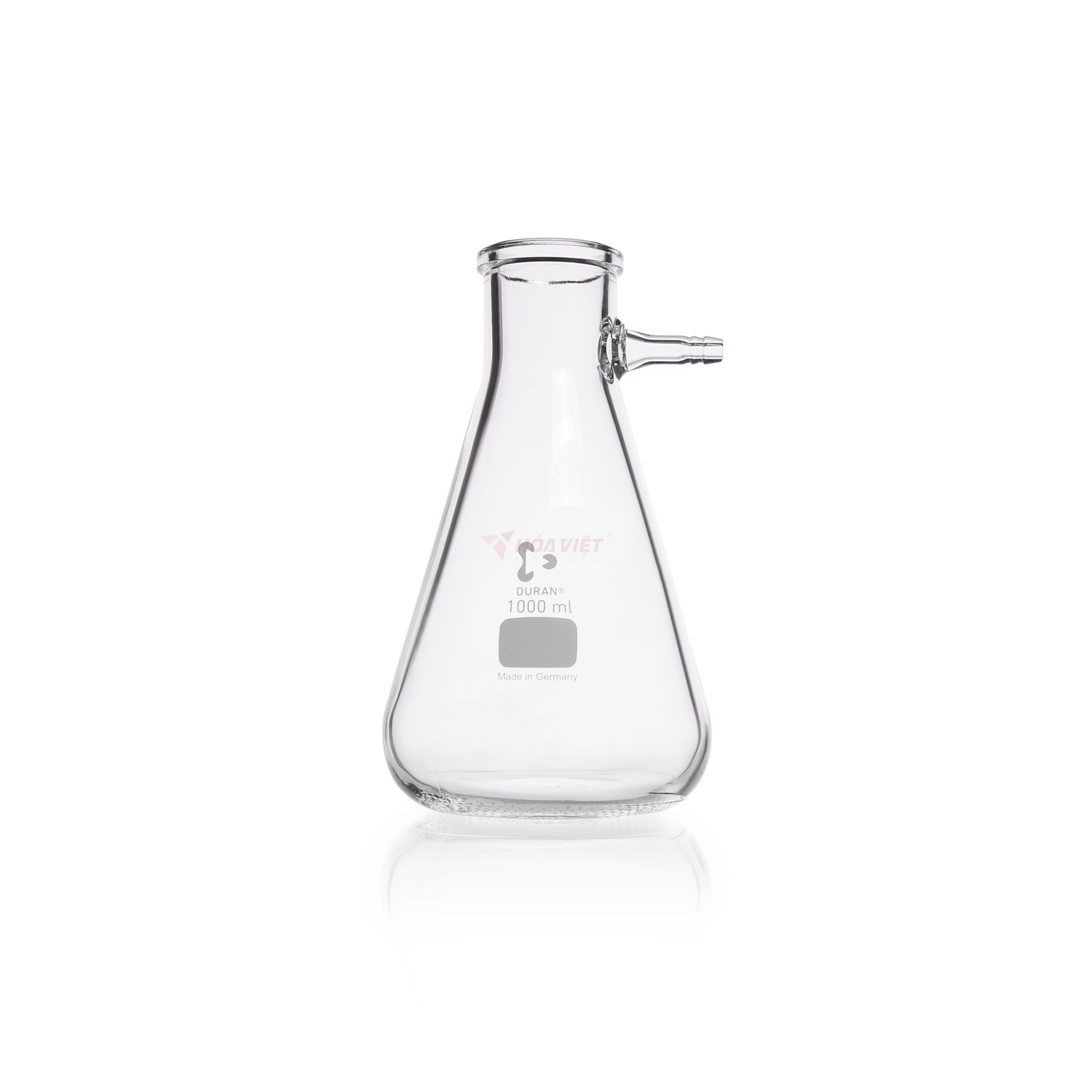 Bình lọc chân không DURAN® 1000 ml dạng Erlenmeyer, đầu nối ống thủy tinh Bình lọc chân không DURAN® 1000 ml dạng Erlenmeyer, đầu nối ống thủy tinh