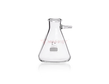 Bình lọc chân không DURAN® 1000 ml dạng Erlenmeyer, đầu nối ống thủy tinh